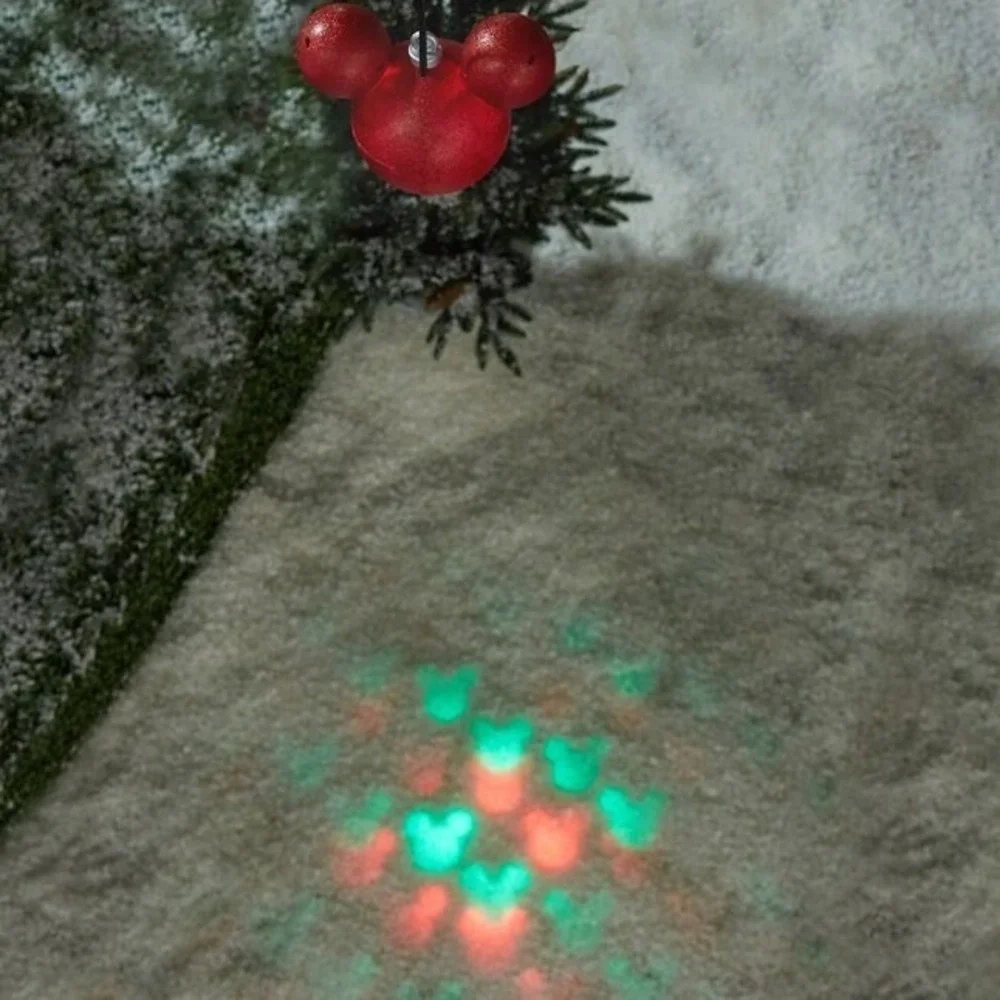 Disney Magic Holiday Swirling Hanging Christmas Light Show‎ Projection Ornament